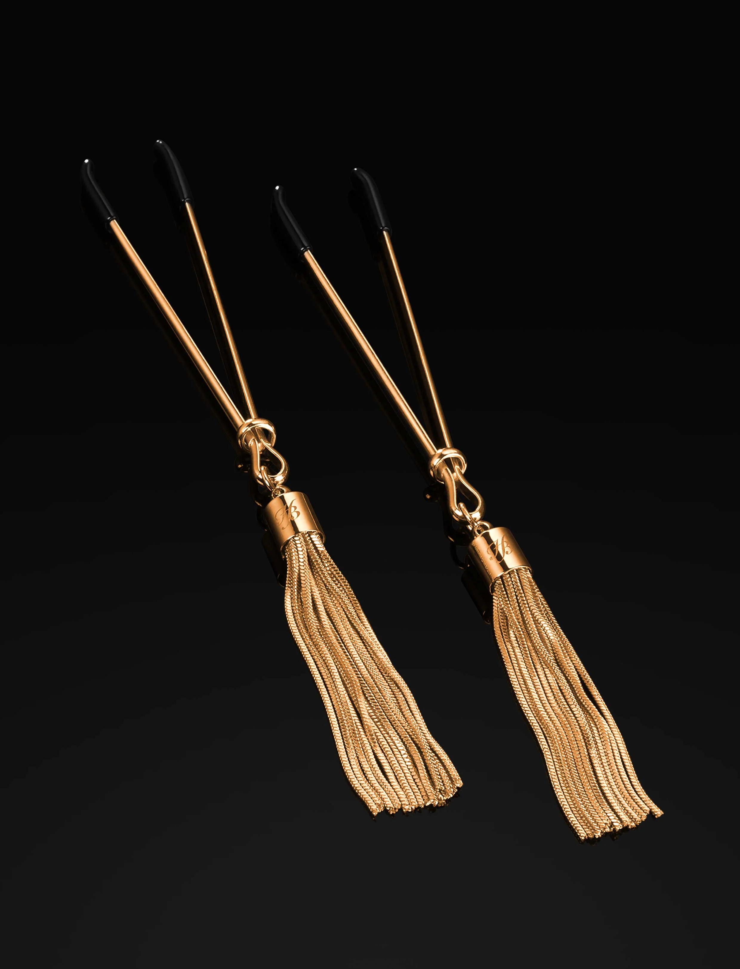 Gold Tassel Nipple Clamps - Image 3