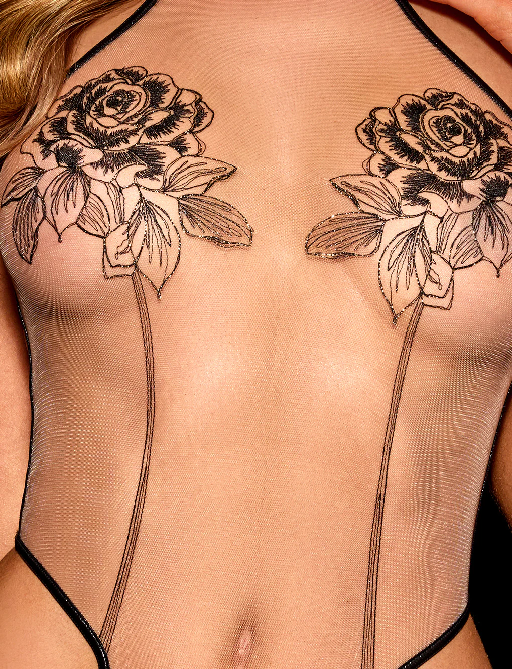 Rosa Black Bodysuit - Image 4