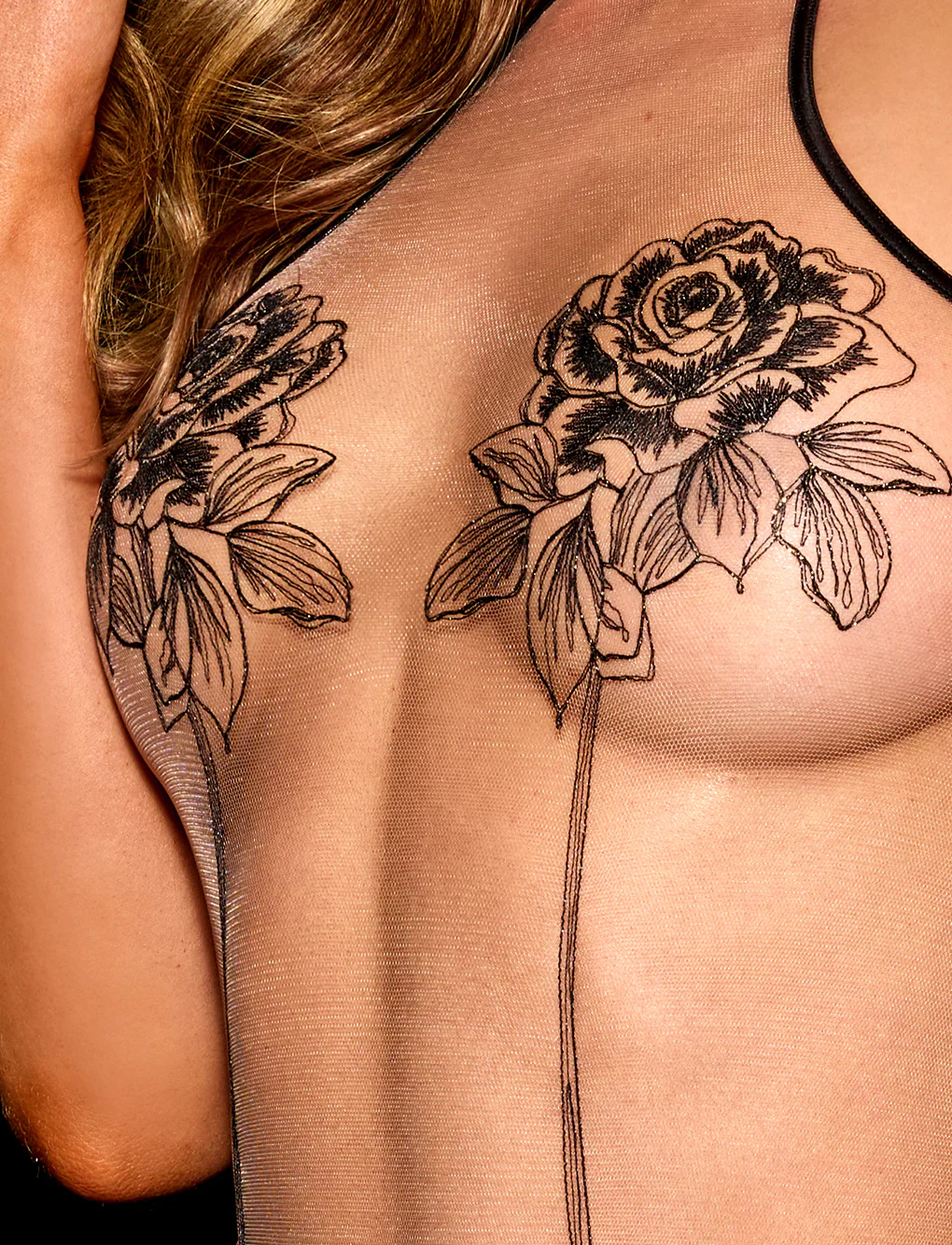 Rosa Black Bodysuit - Image 6